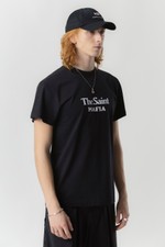 THESAINT TSHIRT BABY THESAINT MAFIA  BLACK