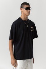 THESAINT TSHIRT OVERSIZED OCARINA  BLACK