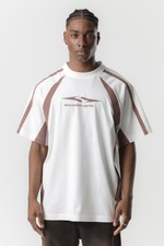 THESAINT TSHIRT OVERSIZED SPRTS  OFF WHITE