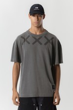 THESAINT TSHIRT OVERSIZED TRIPLE X  BLACK