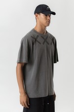 THESAINT TSHIRT OVERSIZED TRIPLE X  BLACK