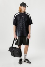 THESAINT TSHIRT OVERSIZED MELTED FLAMES  PRETO