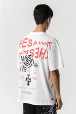 THESAINT TSHIRT OVERSIZED GENESIS  OFF WHITE