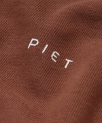 PIET Logo Tshirt  Brown