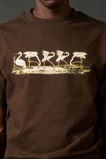 BARRA CREW Camisa Barra Garca Marrom