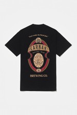 CARNAN CAMISETA Brewing Heavy Tshirt  Black