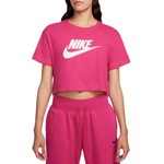 Camiseta Feminina Nike Sportswear Essential Rosa