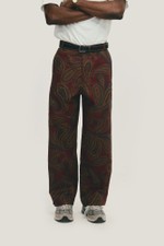 WELCOME Calça Wide Chino  Paisley