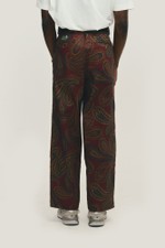 WELCOME Calça Wide Chino  Paisley