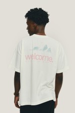 WELCOME Tshirt Boxy Alpine  Off White