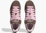 ADIDAS TENIS CAMPUS 00s J Earth Strata Clear Pink Marrom 