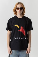 THESAINT TSHIRT BOXY PHOENIX ICON  BLACK