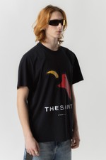 THESAINT TSHIRT BOXY PHOENIX ICON  BLACK