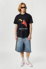 THESAINT TSHIRT BOXY PHOENIX ICON  BLACK