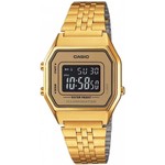 Relógio Casio  Vintage Digital  Dourado LA680WGA-9BDF