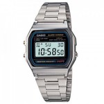 Relógio Casio Vintage Digital A158WA-1DF-SC Prata