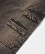 PIET X OAKLEY Distressed Denim Pants  Khaki 