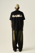 BARRA CREW Camisa Barra Logo Reflexo Preta 