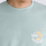 VANS Camiseta Classic Dual Palm II SS Gray Mist Yarrow 