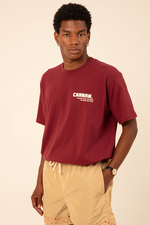 CARNAN Sardine Classic Tshirt  Burgundy 