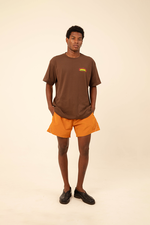 CARNAN Tropical Heavy Tshirt  Brown 