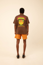 CARNAN Tropical Heavy Tshirt  Brown 