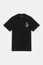 CARNAN Flower Heavy Tshirt  Black