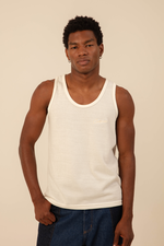 CARNAN Ribbed Tank Top  Off 