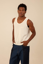 CARNAN Ribbed Tank Top  Off 