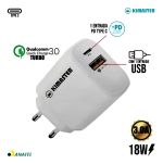 Carregador Kimaster Turbo Branco