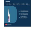 Termômetro Digital Omron MC246 BRV Violeta Health