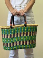 Cesta em Palha Oval