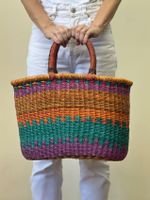 Cesta em Palha Oval