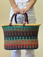 Cesta em Palha Oval