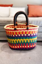 Cesta em Palha Oval