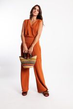 Bolsa de Palha Mini com Fecho