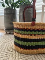 Cesta em Palha Oval