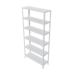 Estante Parafuso 6 PA - Branco