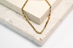 Pulseira Elos Minimalistas 20cm folheada em ouro 18K