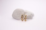 Brinco Flores Encanto folheado em ouro 18K