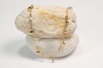 Choker Gotas de Brilho folheado em ouro 18K