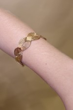 Bracelete Ondas de Elegância folheado em ouro 18K