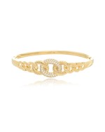 Bracelete Elos de Harmonia folheado em ouro 18K