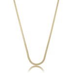 Colar Reto Minimalista folheado em ouro 18K