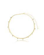 Colar Chocker Cores Delicadas folheado em ouro 18K