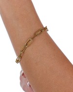 Pulseira Estilo Cartier folheada em ouro 18K