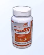 VITAMINA B12 - NUTRIVALLEY - 60 COMPRIMIDOS - 550 MG - SABOR MORANGO