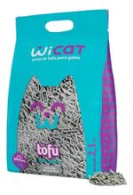 Areia Sanitária De Tofu Higiênica Para Gatos Carvão De Bambu 2.1kg Wicat