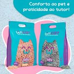 Areia Sanitária De Tofu Higiênica Para Gatos Carvão De Bambu 2.1kg Wicat