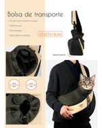 Bolsa de Transporte Pet Média Up4you Ajustável para Passeio Cachorro Gato